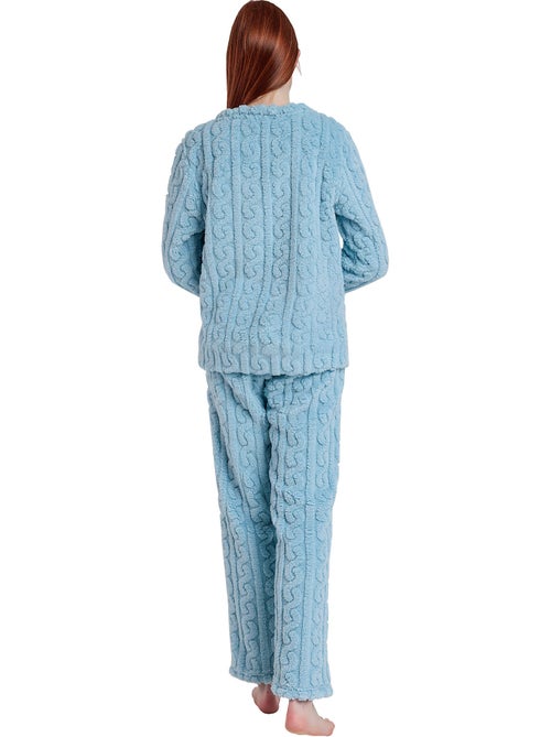 Pyjama pantalon top manches longues Chains - Kiabi