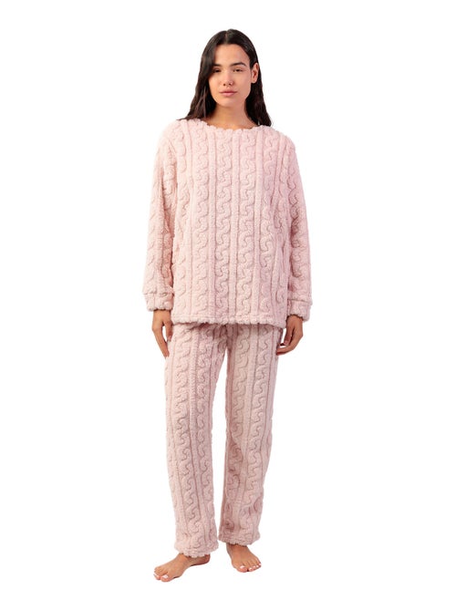 Pyjama pantalon top manches longues Chains - Kiabi