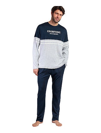 Pyjama pantalon top manches longues Champions
