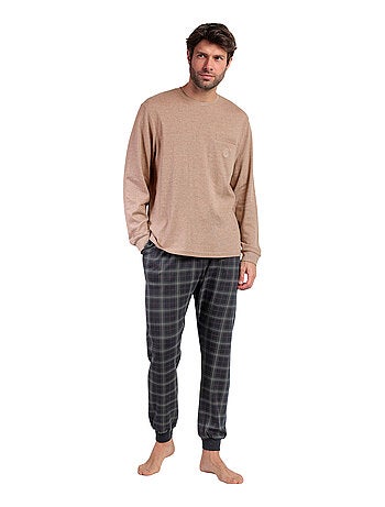 Pyjama pantalon top manches longues Cinnamon