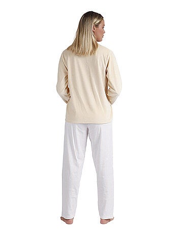 Pyjama pantalon top manches longues Comfort Home