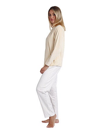 Pyjama pantalon top manches longues Comfort Home