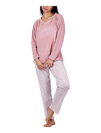 Pyjama pantalon top manches longues Comfort Home