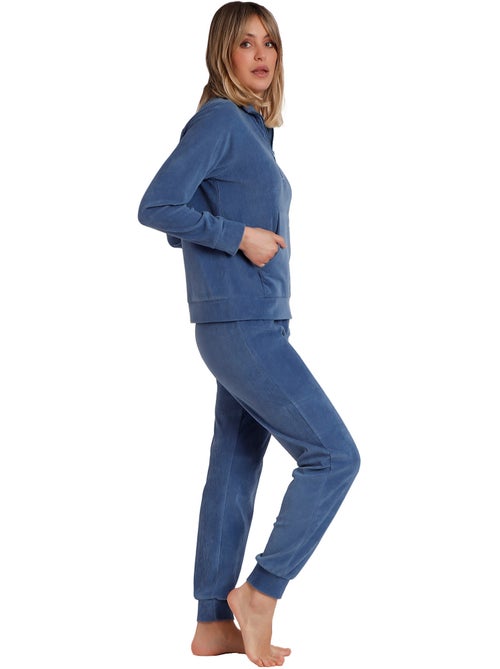 Pyjama pantalon top manches longues Corduroy - Kiabi Pyjama pantalon top manches longues Corduroy - Kiabi