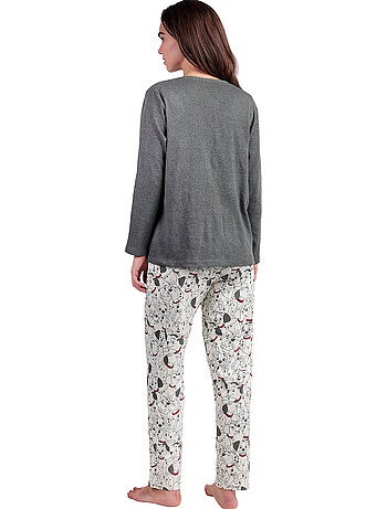 Pyjama pantalon top manches longues Dalmatians Varsity Disney
