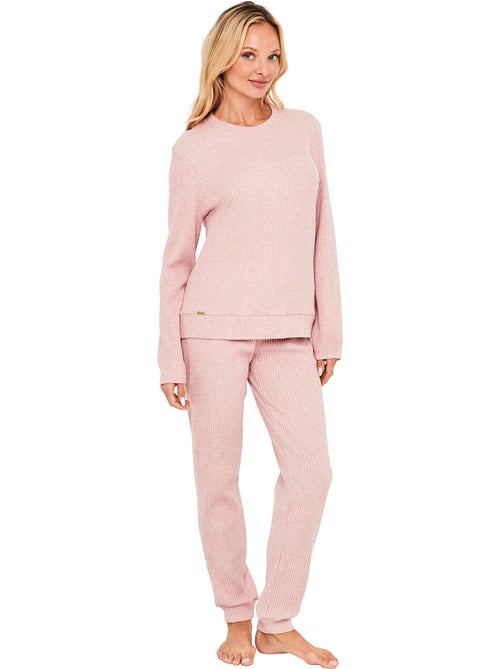 Pyjama pantalon top manches longues dreamood - Kiabi Pyjama pantalon top manches longues dreamood - Kiabi