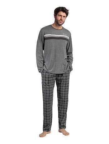 Pyjama pantalon top manches longues Ebony