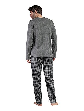 Pyjama pantalon top manches longues Ebony