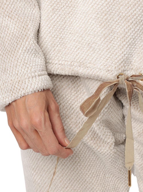 Pyjama pantalon top manches longues Enjoy Every Moment - Kiabi