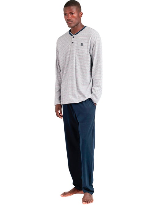 Pyjama pantalon top manches longues Espiga - Kiabi Pyjama pantalon top manches longues Espiga - Kiabi