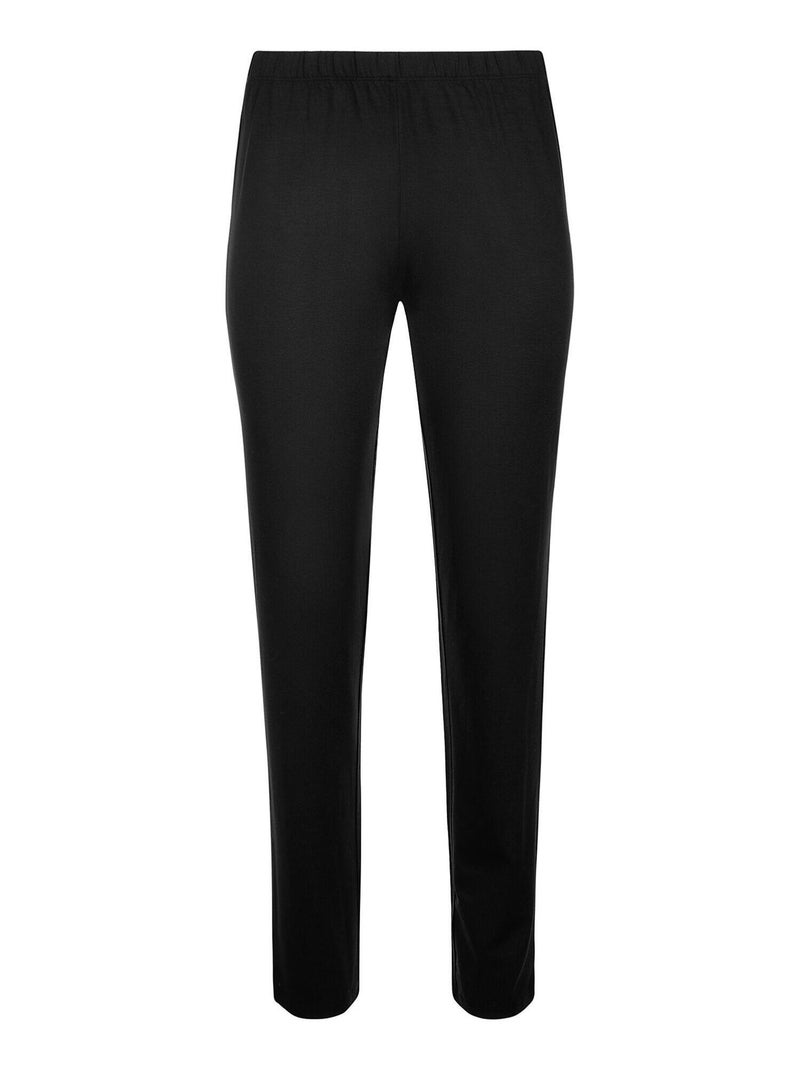 Pyjama pantalon top manches longues EVELYN Noir - Kiabi