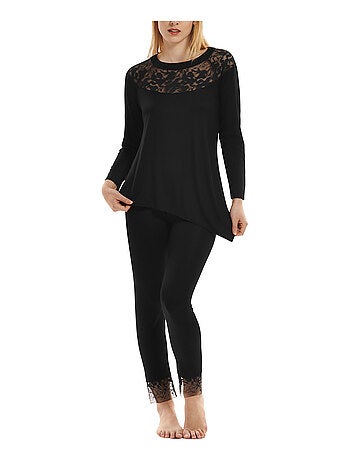 Pyjama pantalon top manches longues Flamenco
