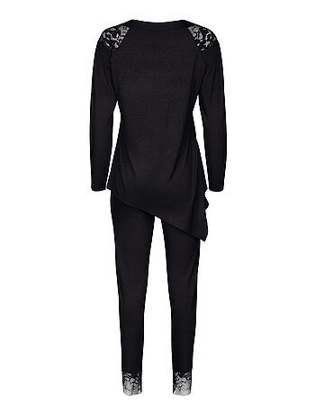 Pyjama pantalon top manches longues Flamenco