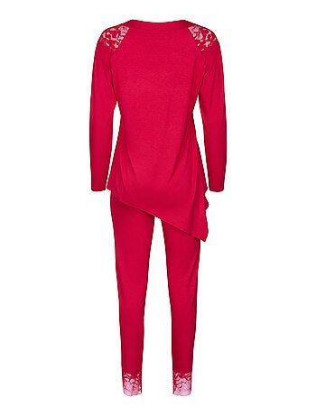 Pyjama pantalon top manches longues Flamenco