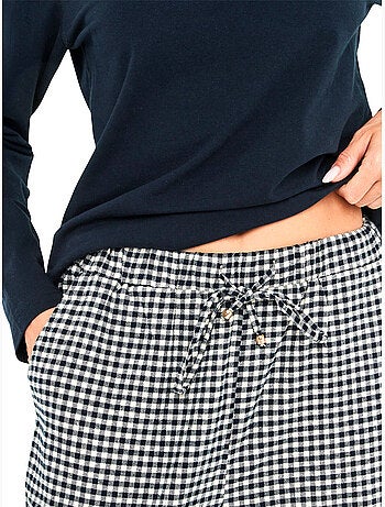 Pyjama pantalon top manches longues french twin