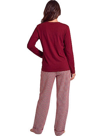 Pyjama pantalon top manches longues french twin