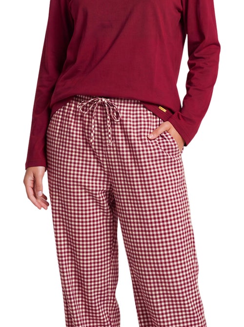 Pyjama pantalon top manches longues french twin - Kiabi Pyjama pantalon top manches longues french twin - Kiabi