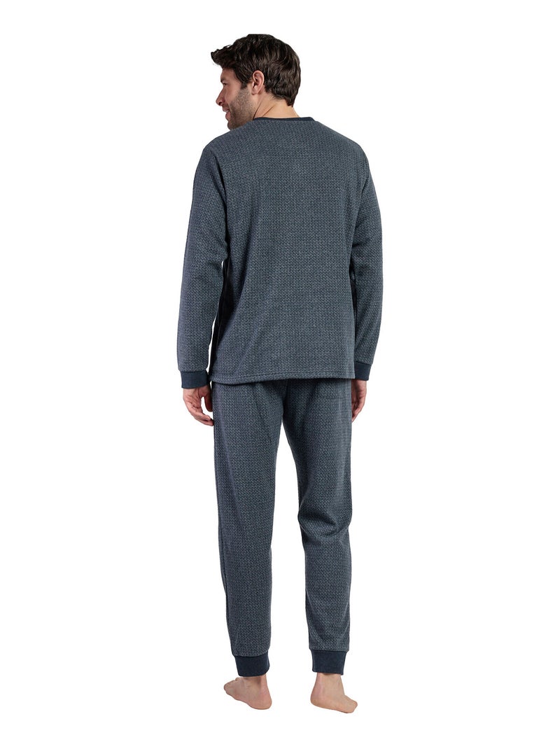 Pyjama pantalon top manches longues Grigio Gris - Kiabi