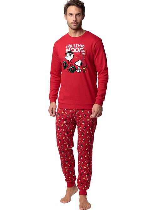 Pyjama pantalon top manches longues Hoho Mood Peanuts - Kiabi Pyjama pantalon top manches longues Hoho Mood Peanuts - Kiabi