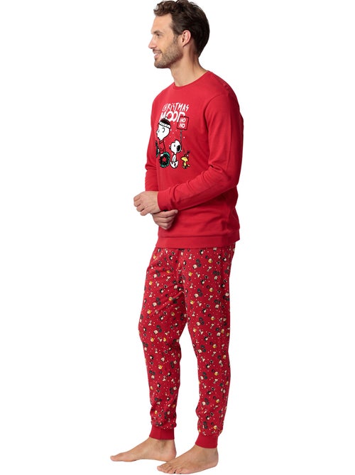 Pyjama pantalon top manches longues Hoho Mood Peanuts - Kiabi Pyjama pantalon top manches longues Hoho Mood Peanuts - Kiabi
