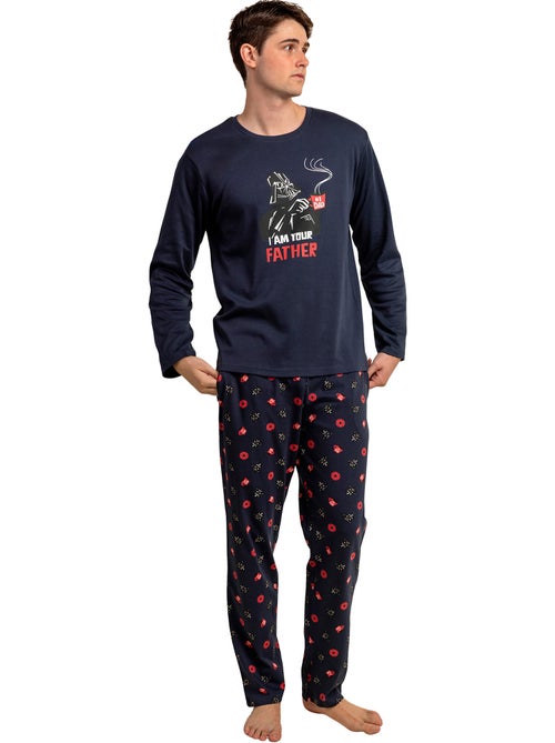 Pyjama pantalon top manches longues i am your father star wars - Kiabi