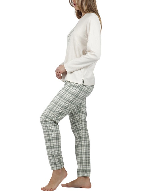 Pyjama pantalon top manches longues If You Dream - Kiabi