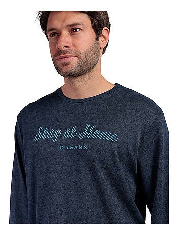 Pyjama pantalon top manches longues Italic