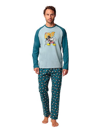 Pyjama pantalon top manches longues Lost Mickey Disney