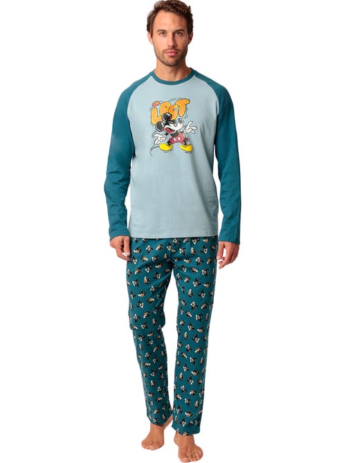 Pyjama pantalon top manches longues Lost Mickey Disney - Kiabi Pyjama pantalon top manches longues Lost Mickey Disney - Kiabi