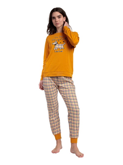 Pyjama pantalon top manches longues LouLou Returns - Kiabi