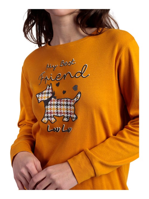 Pyjama pantalon top manches longues LouLou Returns - Kiabi