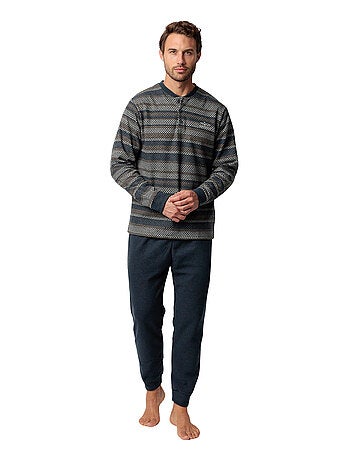 Pyjama pantalon top manches longues Magno