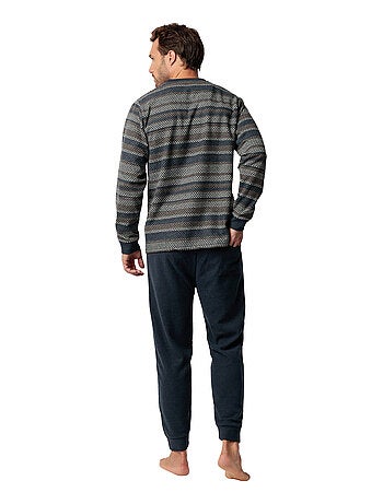 Pyjama pantalon top manches longues Magno