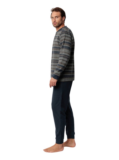 Pyjama pantalon top manches longues Magno - Kiabi