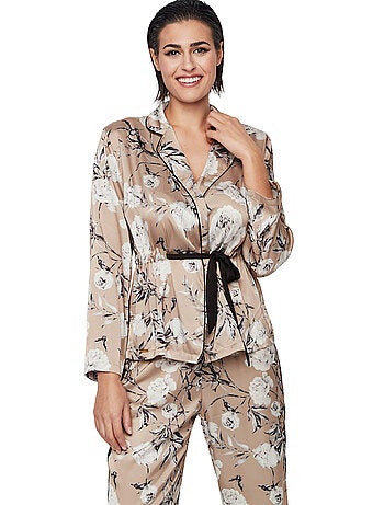 Pyjama pantalon top manches longues MALITZIA