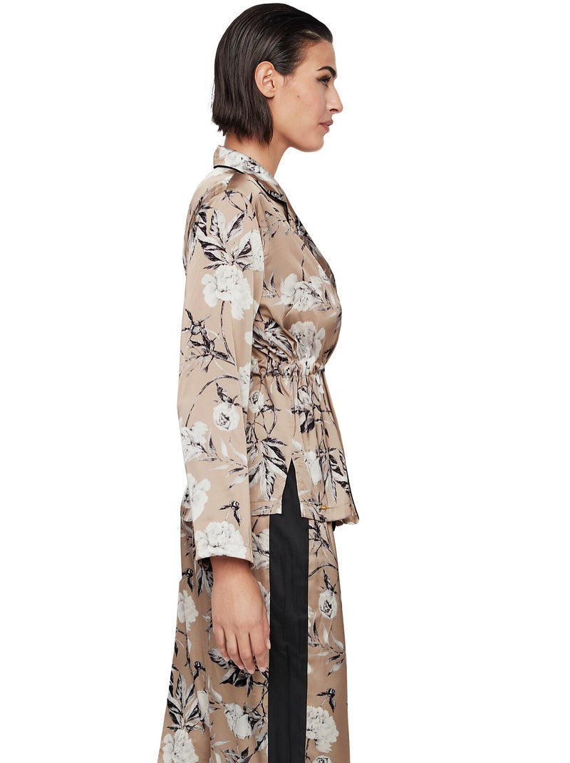 Pyjama pantalon top manches longues MALITZIA Beige - Kiabi