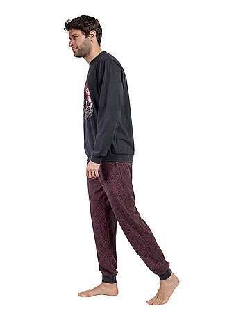 Pyjama pantalon top manches longues May The Force Star Wars