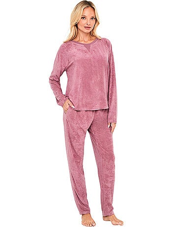 Pyjama pantalon top manches longues mellow
