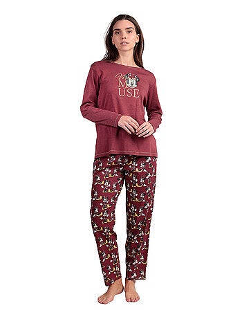 Pyjama pantalon top manches longues Minnie Mouse Disney