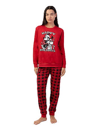 Pyjama pantalon top manches longues Mouse Holidays Disney