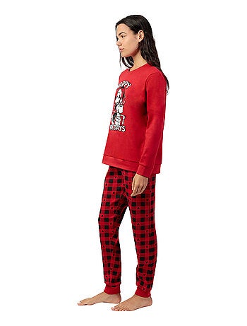Pyjama pantalon top manches longues Mouse Holidays Disney