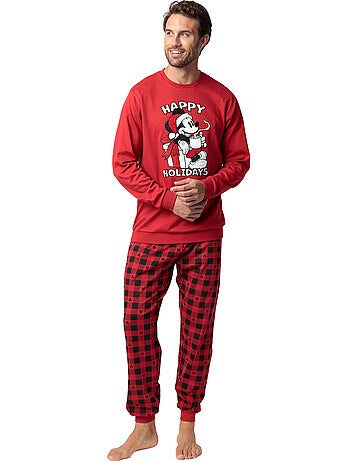 Pyjama pantalon top manches longues Mouse Holidays Disney
