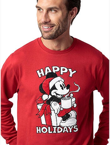 Pyjama pantalon top manches longues Mouse Holidays Disney