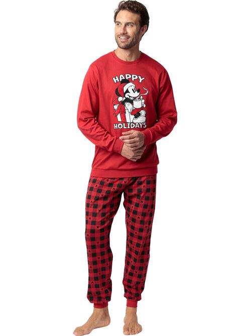 Pyjama pantalon top manches longues Mouse Holidays Disney - Kiabi Pyjama pantalon top manches longues Mouse Holidays Disney - Kiabi