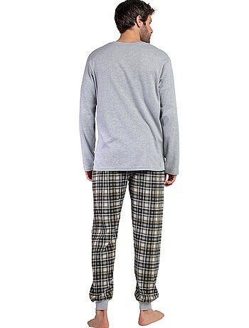 Pyjama pantalon top manches longues Never Give Up