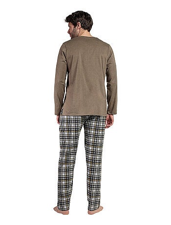 Pyjama pantalon top manches longues Never Give You Up