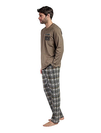 Pyjama pantalon top manches longues Never Give You Up