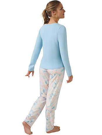 Pyjama pantalon top manches longues Olena