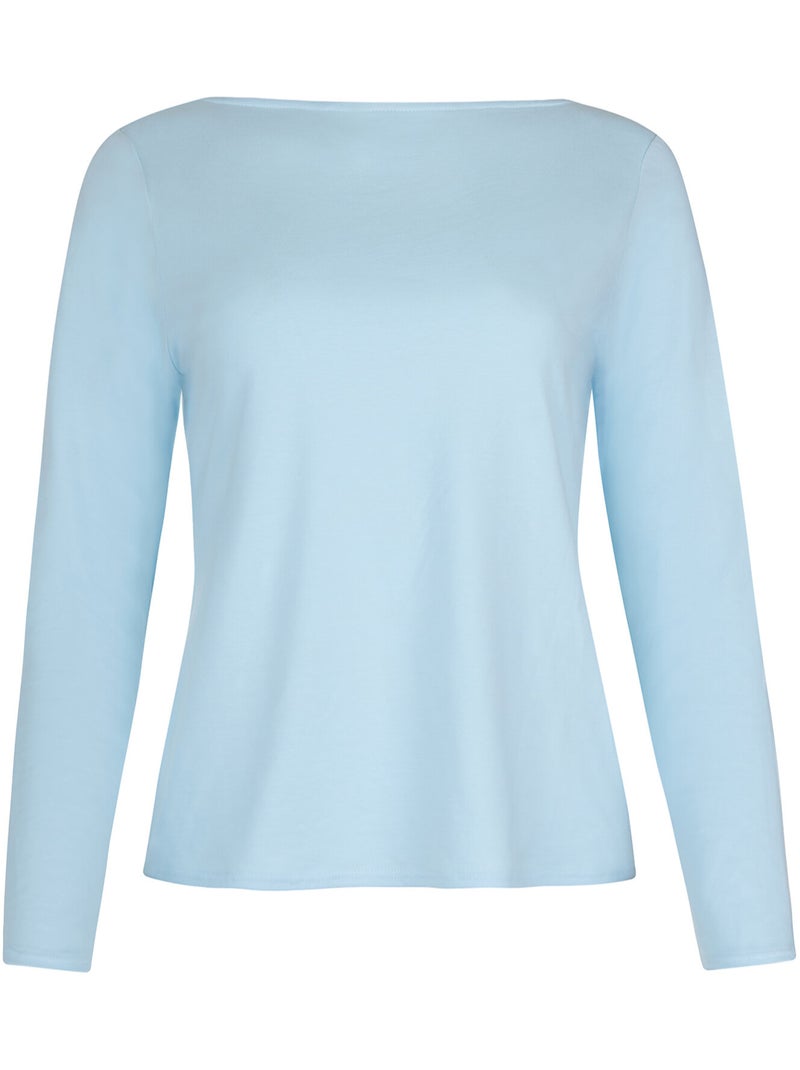 Pyjama pantalon top manches longues Olena Bleu - Kiabi