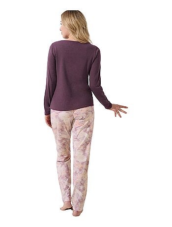 Pyjama pantalon top manches longues Olena